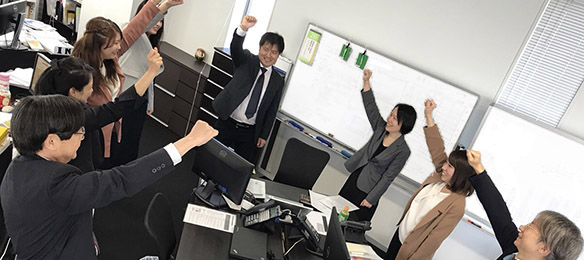 朝会の様子